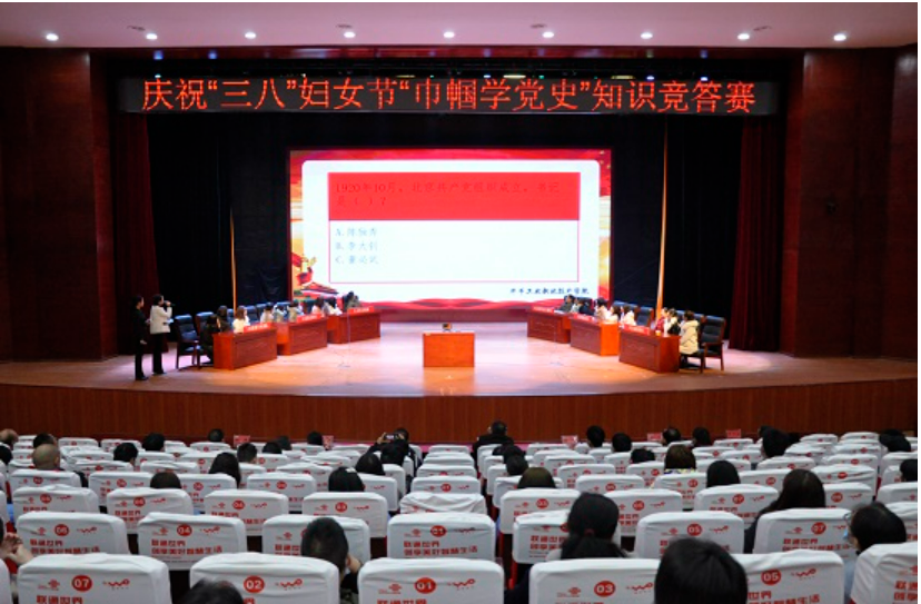 畢節工業職業技術學院舉行 “巾幗心向黨·奮斗新征程” 黨史知識競賽活動