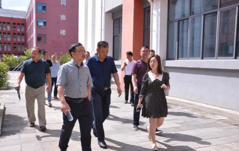 李涌、邱國援帶隊檢查技能大賽承辦項目準備情況