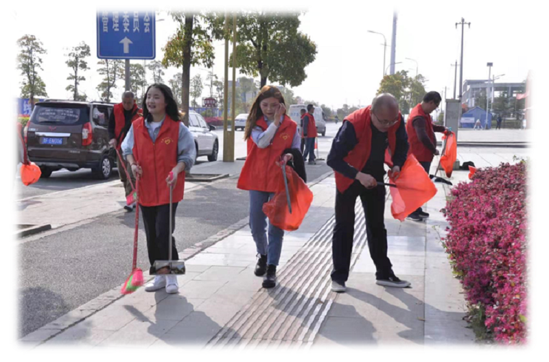 畢節工業職業技術學院黨群黨支部  開展“學黨史、辦實事，踐行雷鋒精神、為綠色環保獻力”主題黨日活動